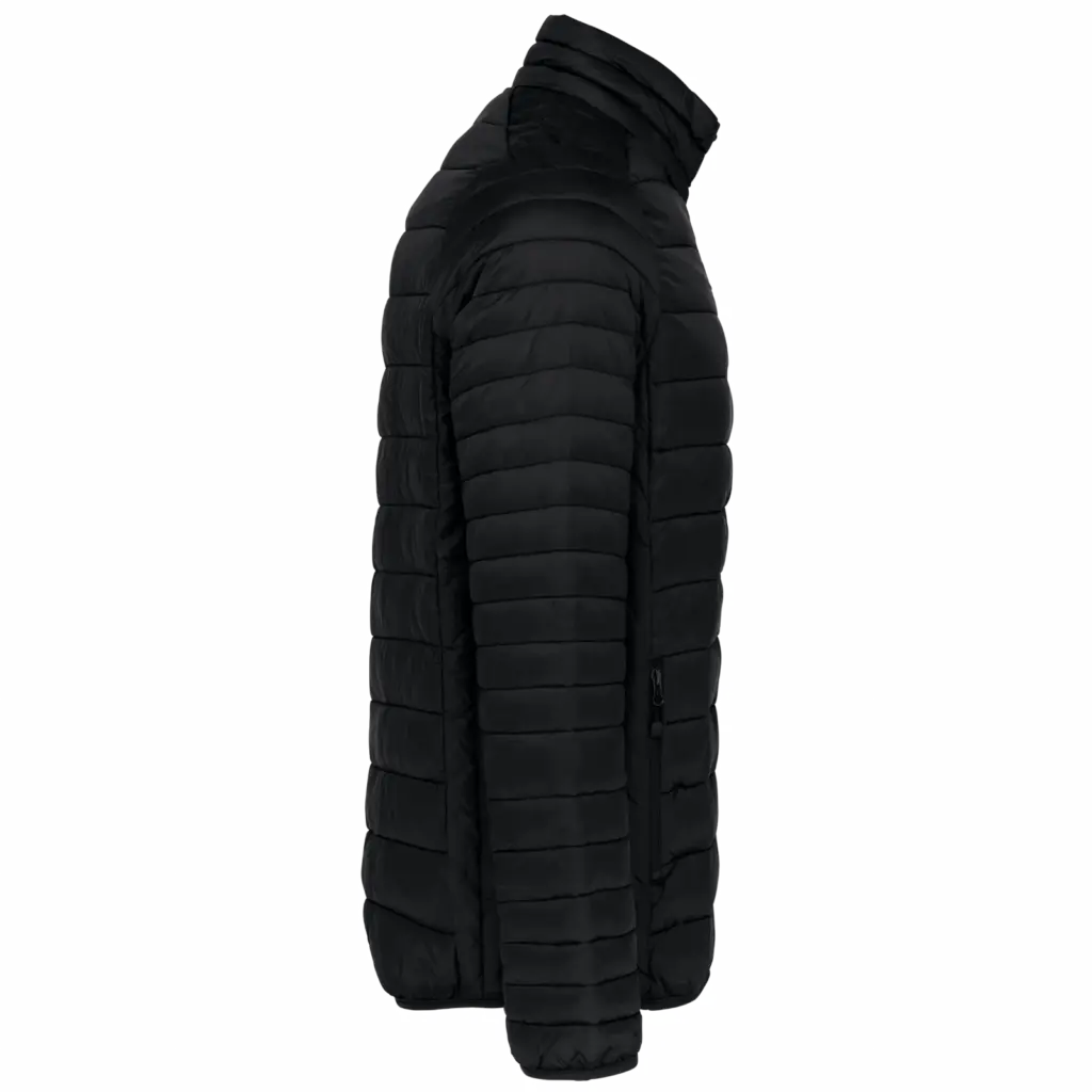 PS_K6120-S_BLACK - Hidalgo-werbeartikel Men's lightweight padded jacket, black — productfoto 5