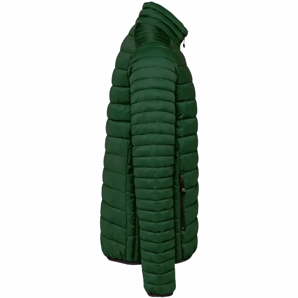 PS_K6120-S_FORESTGREEN - Hidalgo-werbeartikel Men's lightweight padded jacket, forest green — productfoto 8