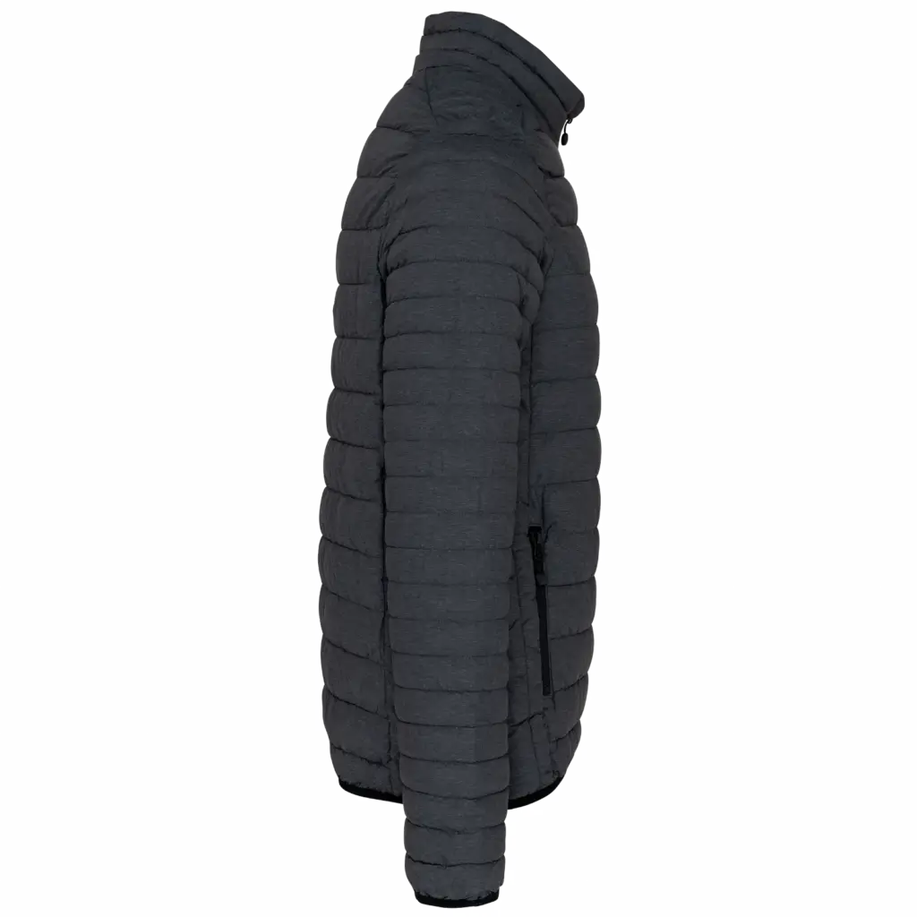 PS_K6120-S_MARLDARKGREY - Hidalgo-werbeartikel Men's lightweight padded jacket, marl dark grey — productfoto 11