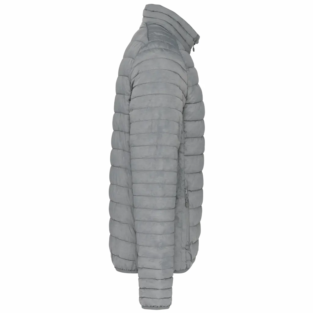PS_K6120-S_MARLSILVER - Hidalgo-werbeartikel Men's lightweight padded jacket, marl silver — productfoto 12