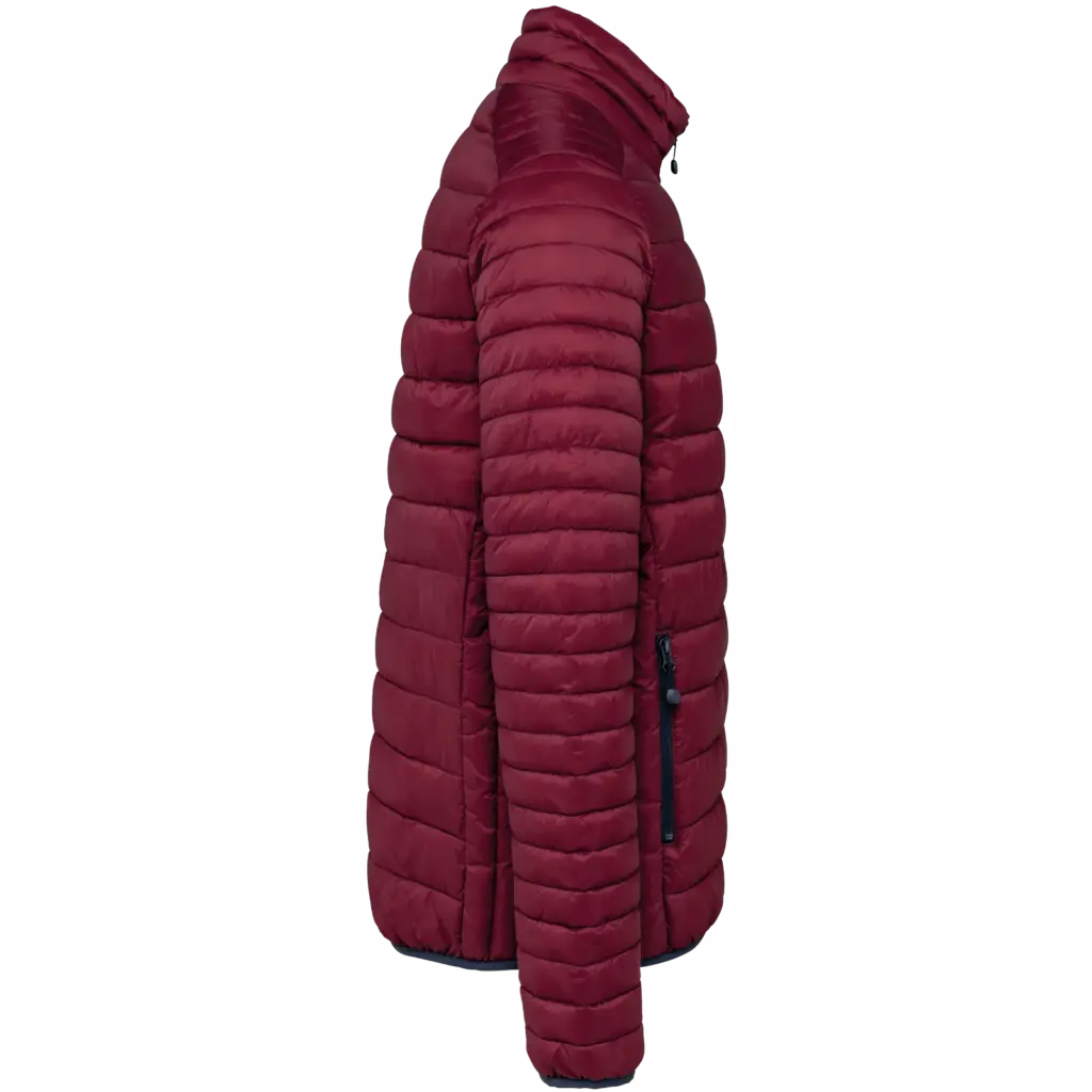 PS_K6120-S_WINE - Hidalgo-werbeartikel Men's lightweight padded jacket, wine — productfoto 17