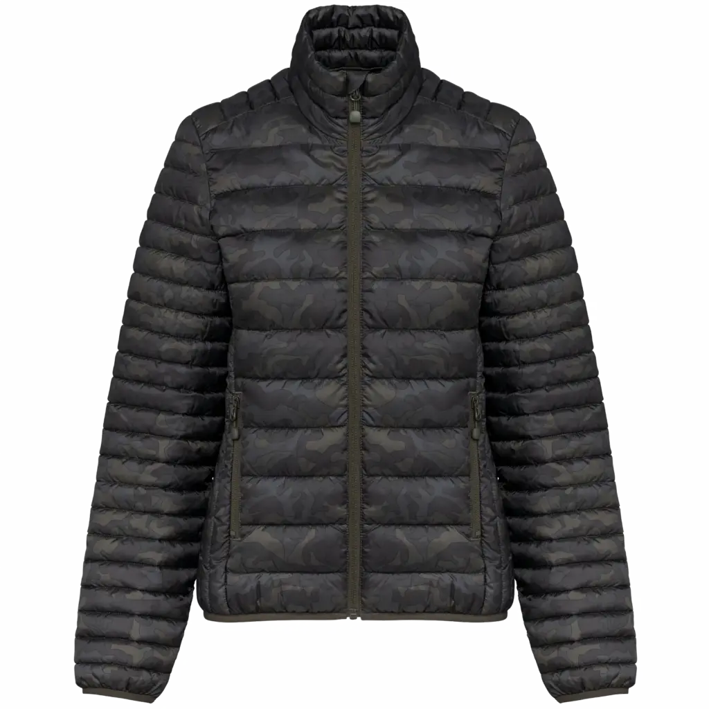 Padded Jacket Damen bedrucken K6121 Packbar Nylon XS-XXL — Produktfoto 10