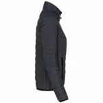 Ladies' lightweight padded jacket, marl dark grey — productfoto 11