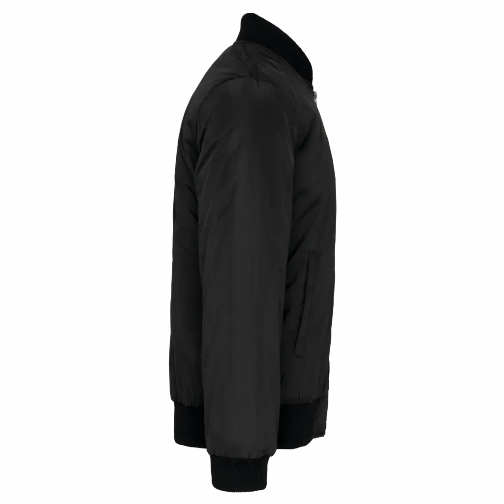PS_K6122-S_BLACK - Hidalgo-werbeartikel Heren bomberjack, black — productfoto 5