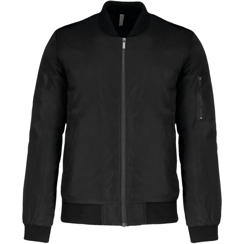 Men's Bomber Jacket K6122 Printable Padded Polyester S-3XL — product photo 6
