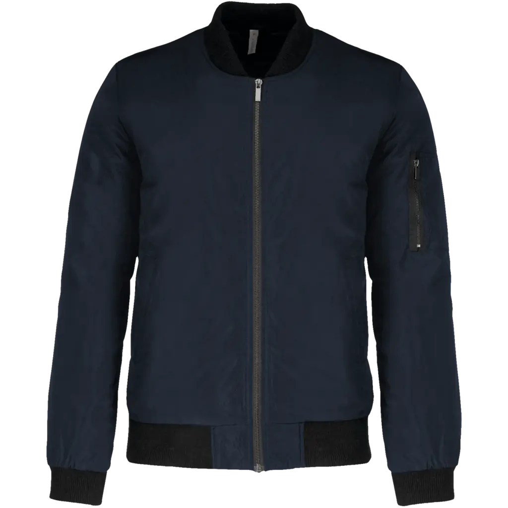 Men's Bomber Jacket K6122 Printable Padded Polyester S-3XL — product photo 8