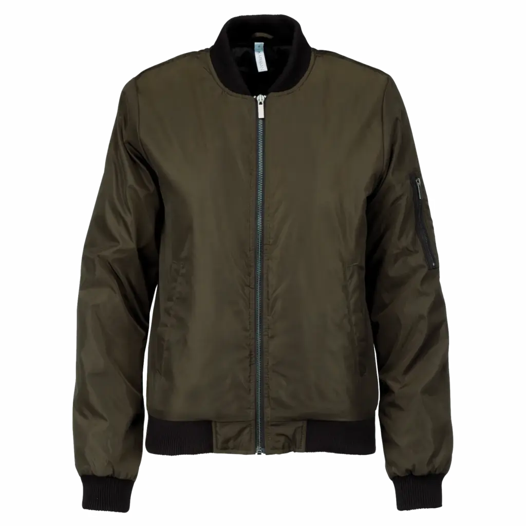 Women's Bomber Jacket K6123 Custom Padded Polyester XS-XXL — product photo 7