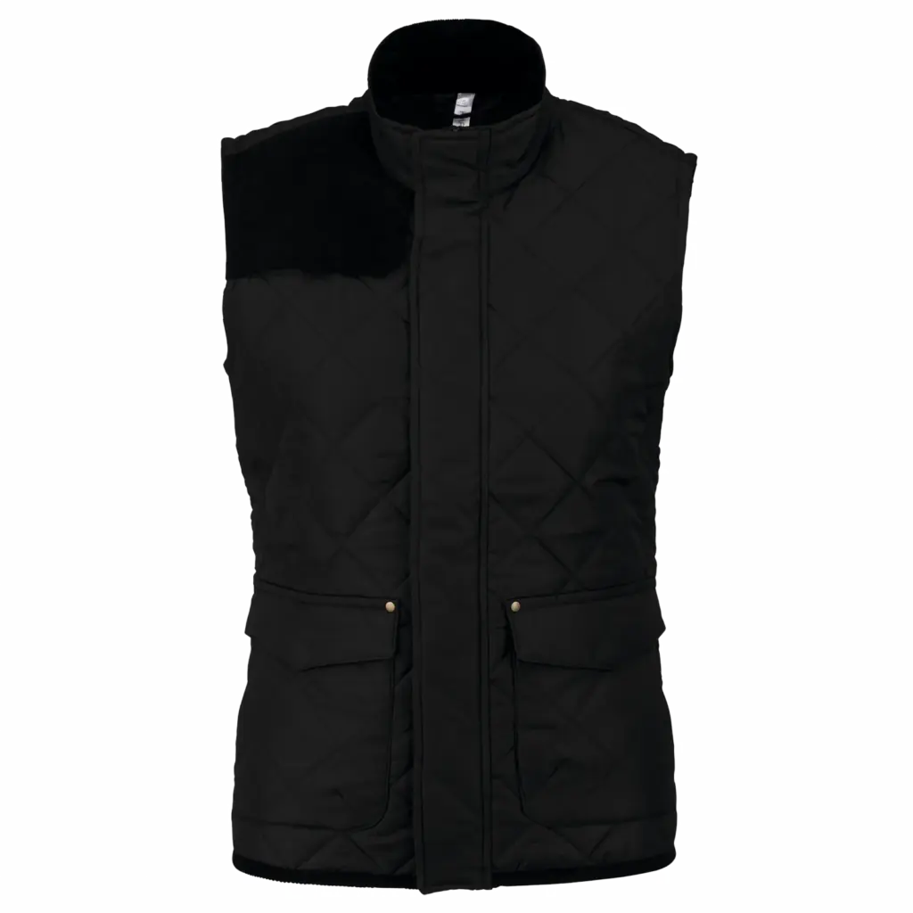 Damen Bodywarmer K6125 bedrucken gefüttert tailliert XS-XXL — Produktfoto 3