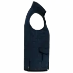 Gewatteerde damesbodywarmer, navy / black — productfoto 3