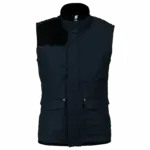 Gewatteerde damesbodywarmer, navy / black — productfoto 4