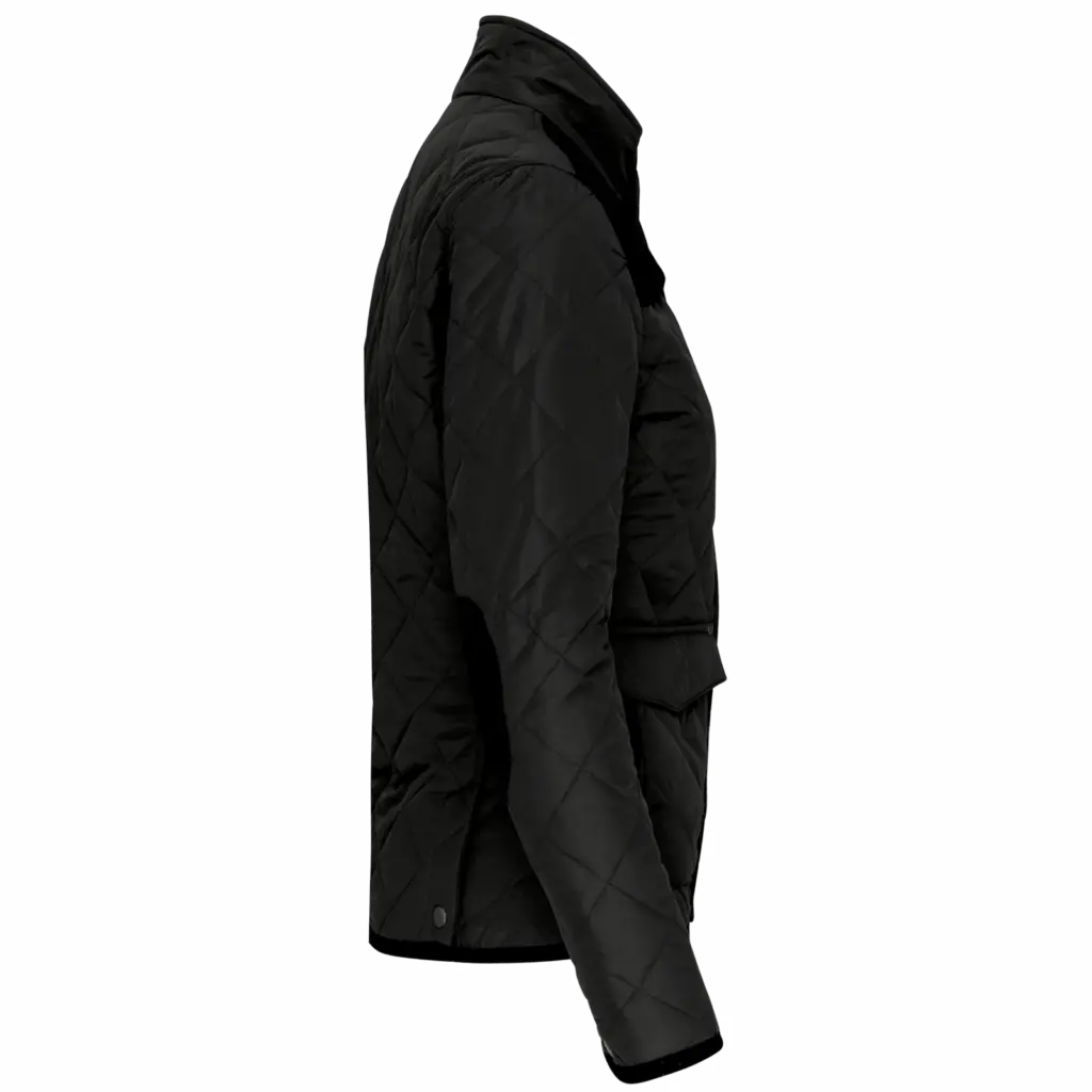 Gewatteerde herenjas, black