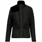 Gewatteerde herenjas, black — productfoto 2