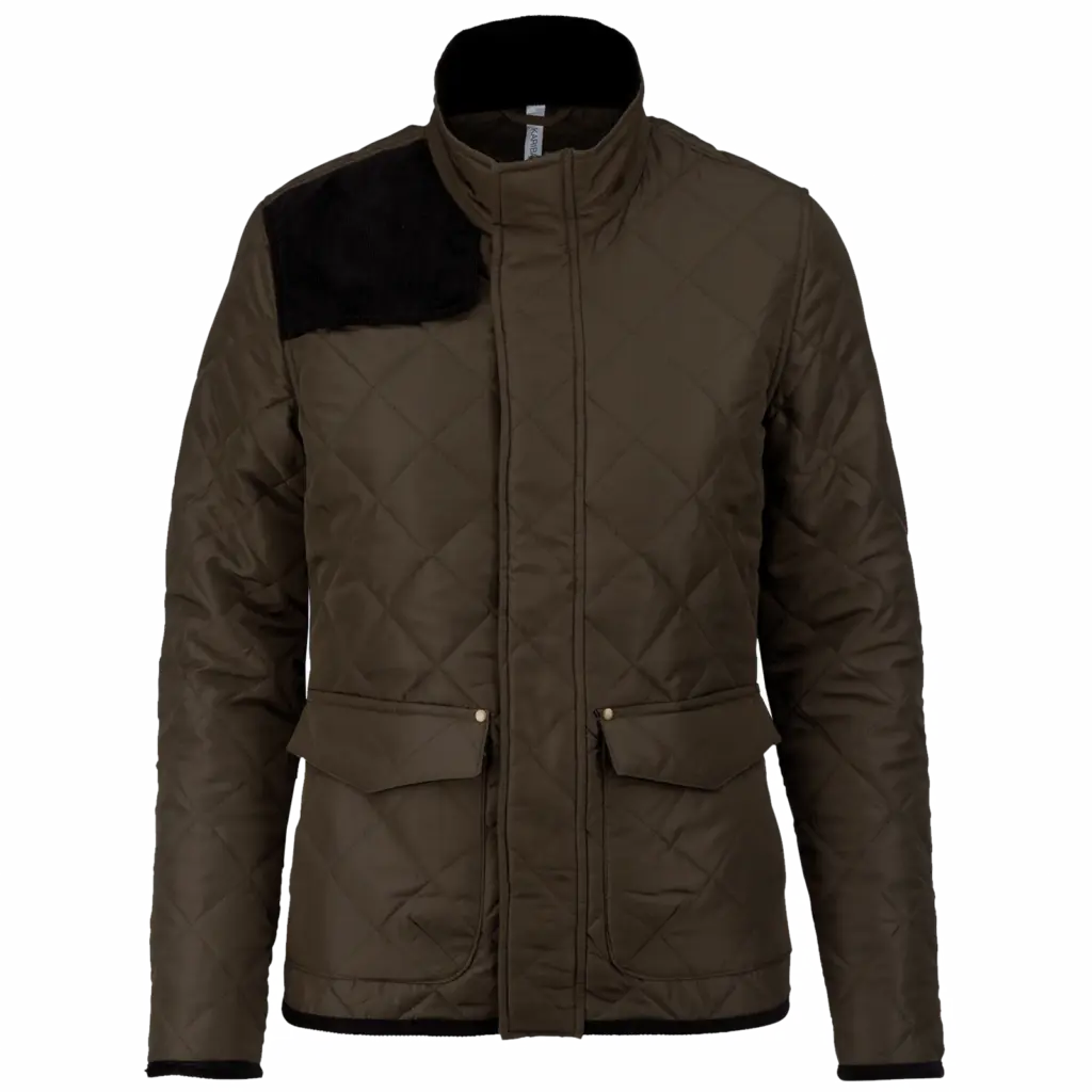 Printed Quilted Womens Jacket K6127 Corduroy XS S M L XL XXL — product photo 2