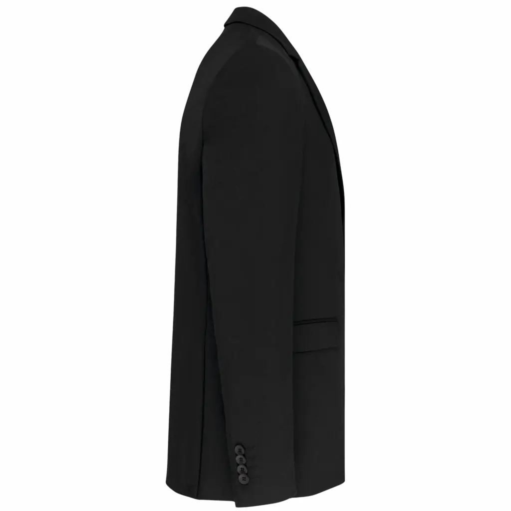 PS_K6130-S_BLACK - Hidalgo-werbeartikel Heren Colbert, black — productfoto 6