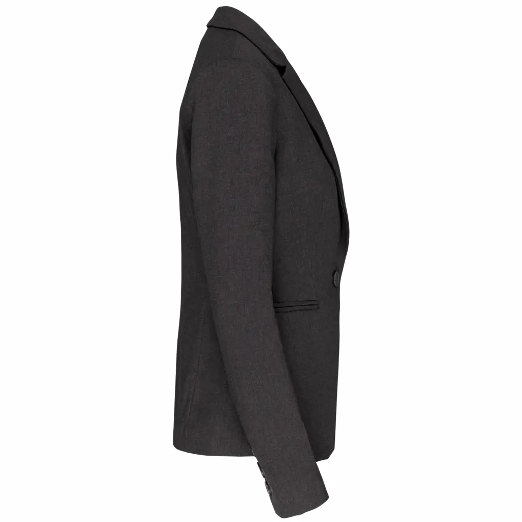 PS_K6131-S_ANTHRACITEHEATHER - Hidalgo-werbeartikel Dames Colbert, anthracite heather — productfoto 5