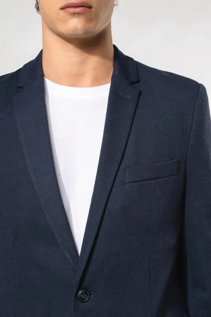 K6132-6_2026 - Hidalgo-werbeartikel Tricot heren blazer — productfoto 3