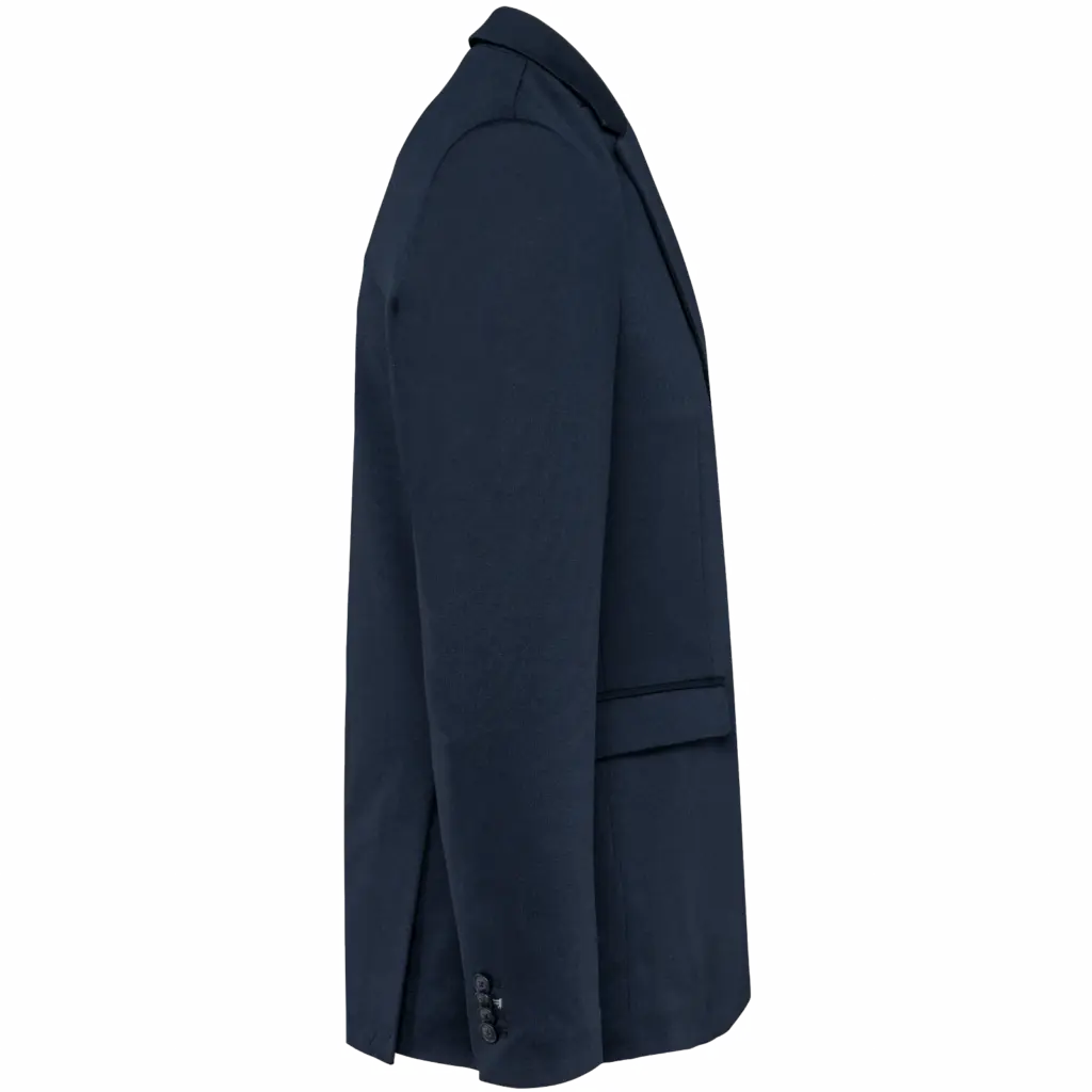 PS_K6132-S_NIGHTNAVYHEATHER - Hidalgo-werbeartikel Tricot heren blazer, night navy heather — productfoto 6