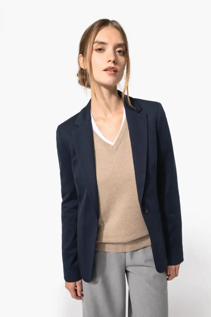 K6133-13_2026 - Hidalgo-werbeartikel Tricot dames blazer — productfoto 4