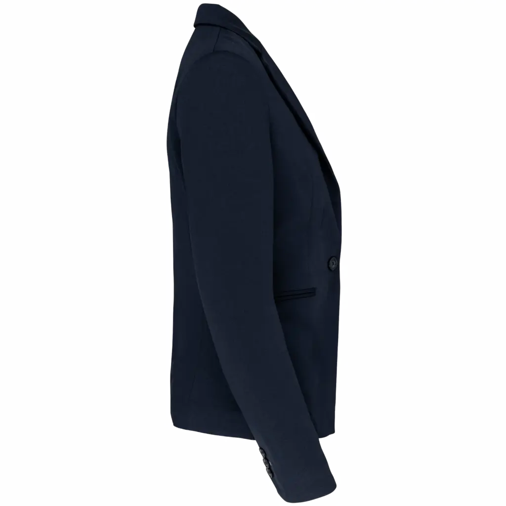 PS_K6133-S_NIGHTNAVYHEATHER - Hidalgo-werbeartikel Tricot dames blazer, night navy heather — productfoto 6