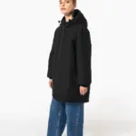 Unisex gerecyclede parka met capuchon — productfoto 4