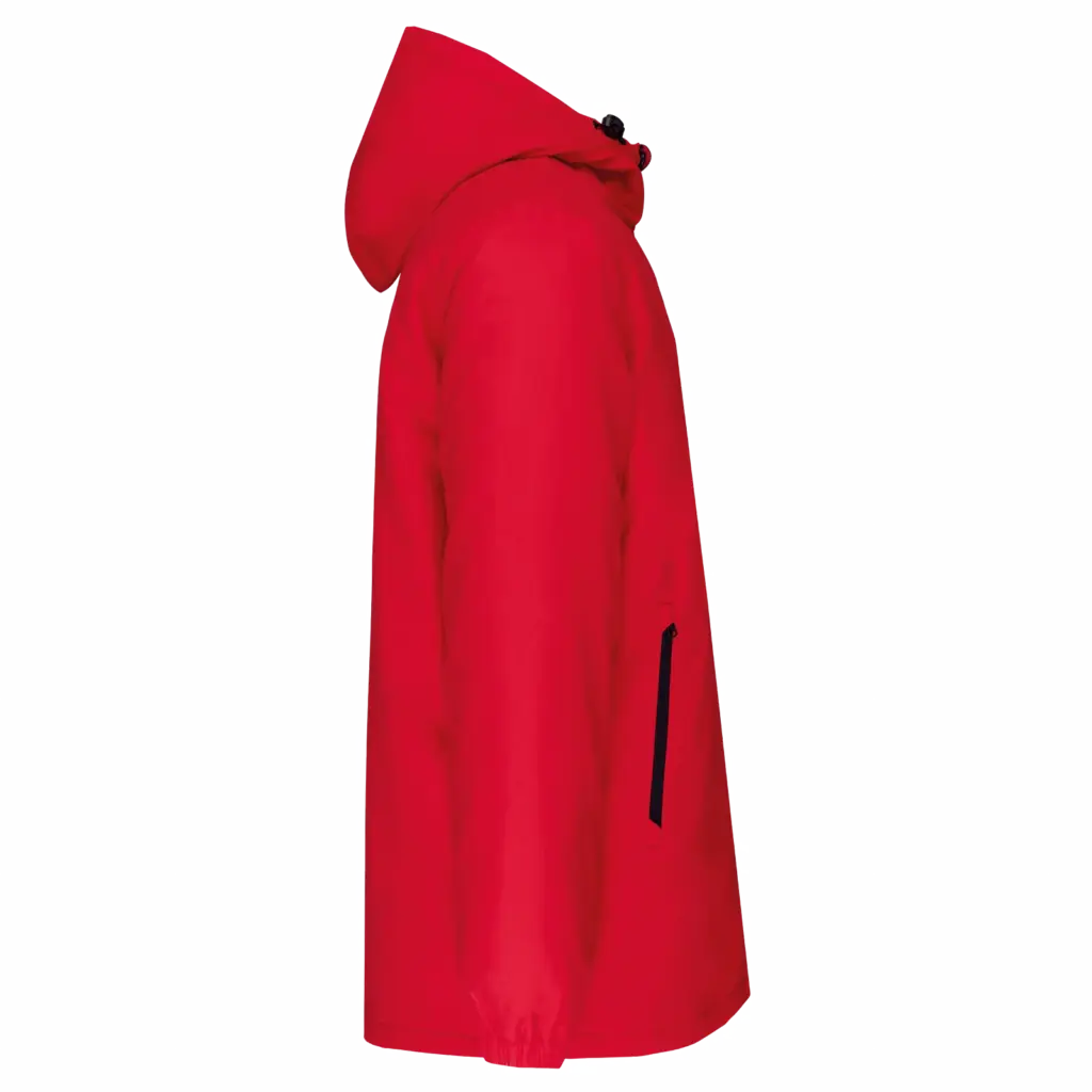 PS_K6152-S_RED - Hidalgo Unisex gerecyclede parka met capuchon — productfoto 8