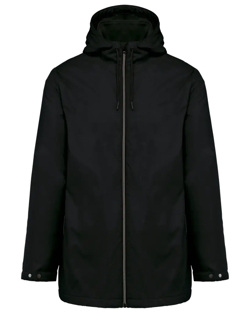 Custom Microfleece Jacket K6153 Unisex Padded Hood XS-4XL — product photo 6
