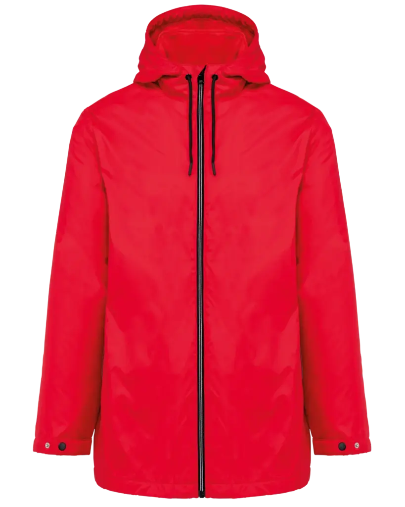 Custom Microfleece Jacket K6153 Unisex Padded Hood XS-4XL — product photo 8