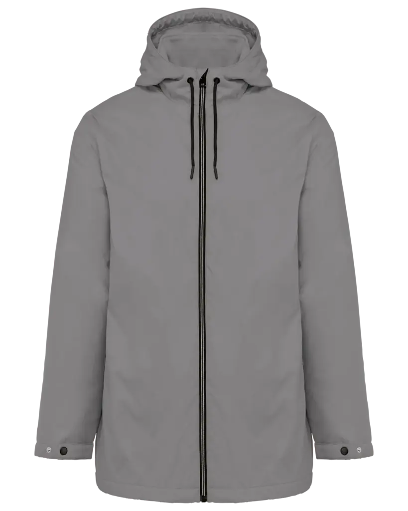 Custom Microfleece Jacket K6153 Unisex Padded Hood XS-4XL — product photo 9