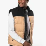 Tweekleurige gewatteerde bodywarmer uniseks — productfoto 2