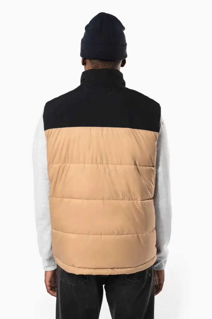 K6162-4_2026 - Hidalgo Tweekleurige gewatteerde bodywarmer uniseks — productfoto 3
