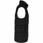 Tweekleurige gewatteerde bodywarmer uniseks, black — productfoto 5