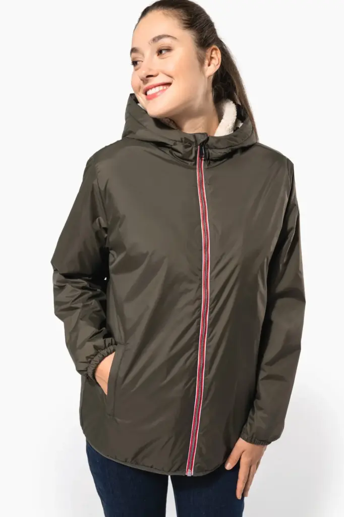 Uniseks jasje met sherpavoering — productfoto 3