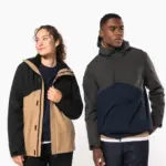 3-in-1 regenparka met capuchon in twee kleuren uniseks