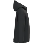 3-in-1 regenparka met capuchon in twee kleuren uniseks, black — productfoto 5