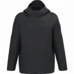3-in-1 regenparka met capuchon in twee kleuren uniseks, black — productfoto 6