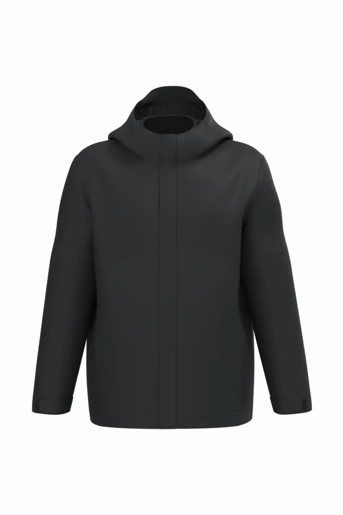 3-in-1 Regenparka bedrucken K6169 wasserdicht XS-4XL — Produktfoto 6
