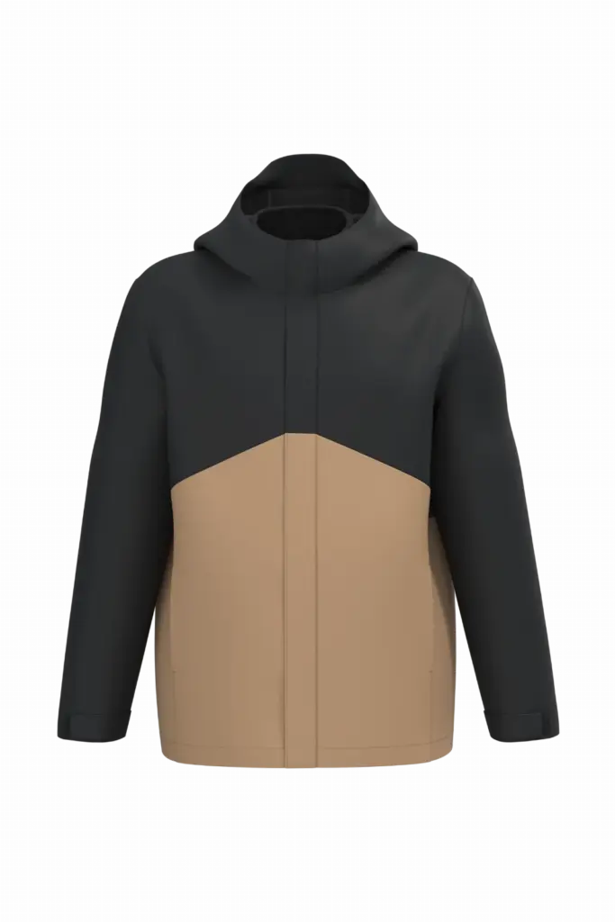 3-in-1 Regenparka bedrucken K6169 wasserdicht XS-4XL — Produktfoto 7
