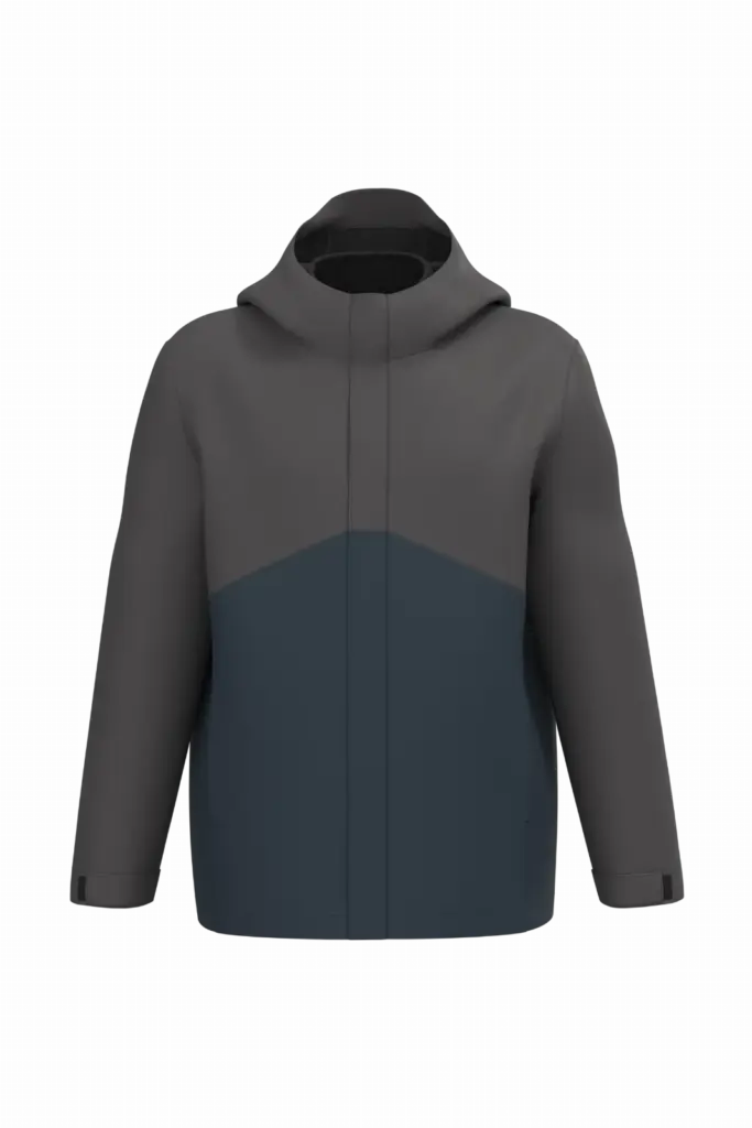 3-in-1 Regenparka bedrucken K6169 wasserdicht XS-4XL — Produktfoto 8