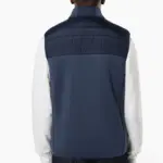 Herenbodywarmer in twee stoffen — productfoto 2