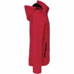 Gewatteerde softshell herenparka met capuchon — productfoto 8