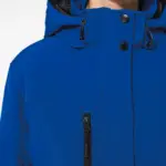 Gewatteerde softshell damesparka met capuchon — productfoto 4