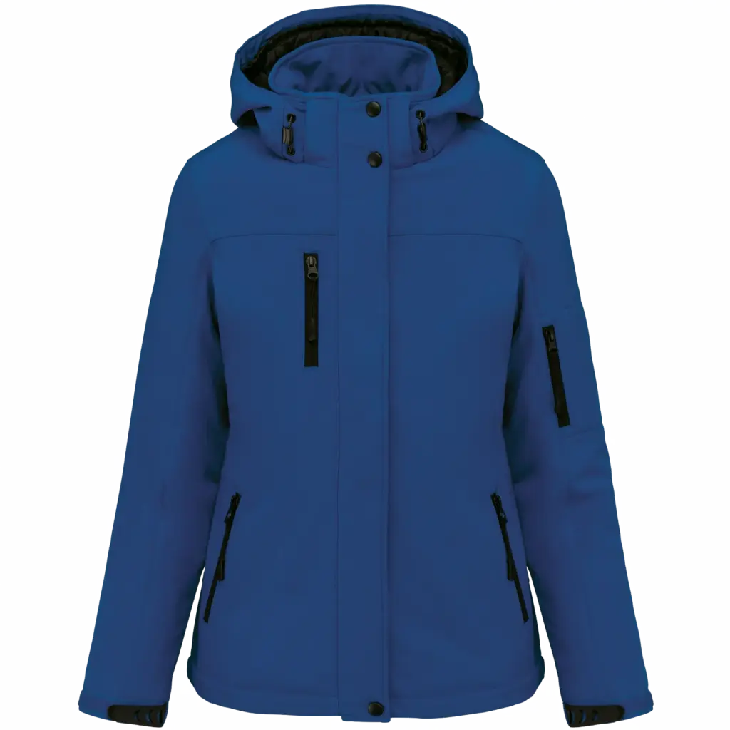 Softshell Parka Damen K651 bedrucken wattiert XS-XXL — Produktfoto 7