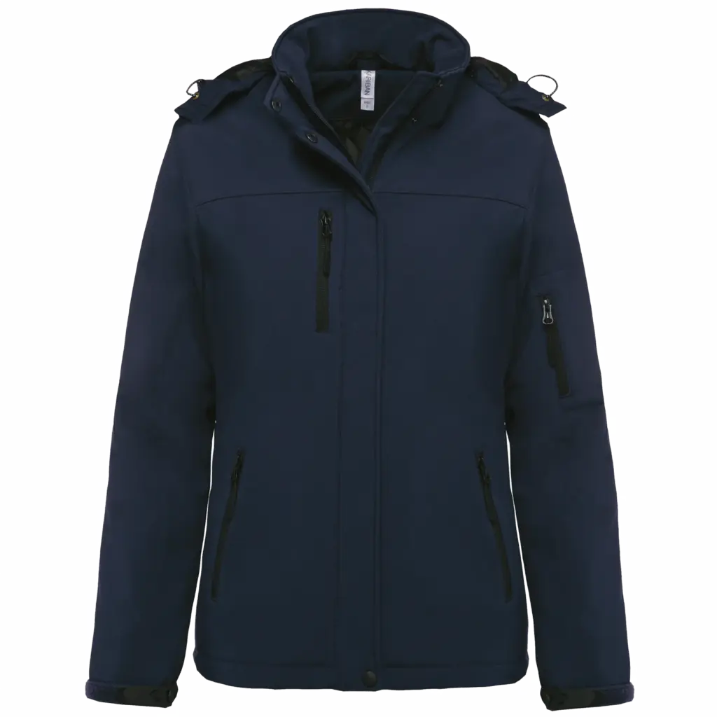 Softshell Parka Damen K651 bedrucken wattiert XS-XXL — Produktfoto 8