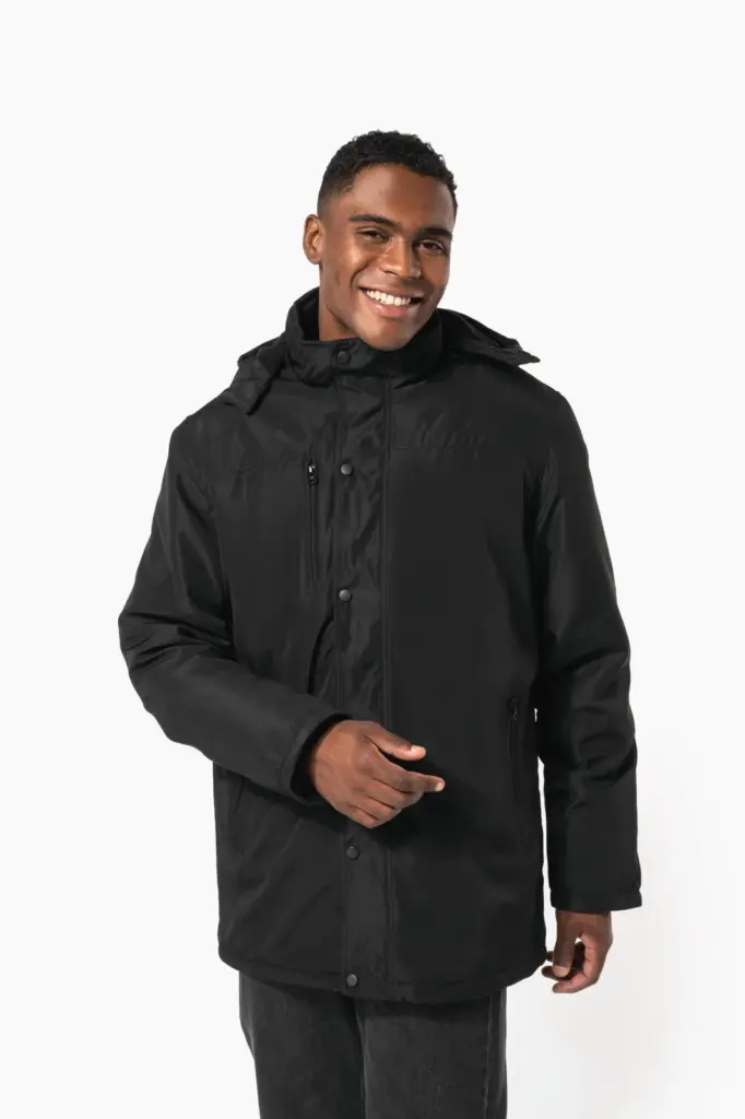 Parka met afneembare capuchon