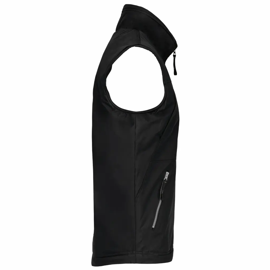PS_K659-S_BLACK - Hidalgo Met fleece gevoerde bodywarmer heren, black — productfoto 5