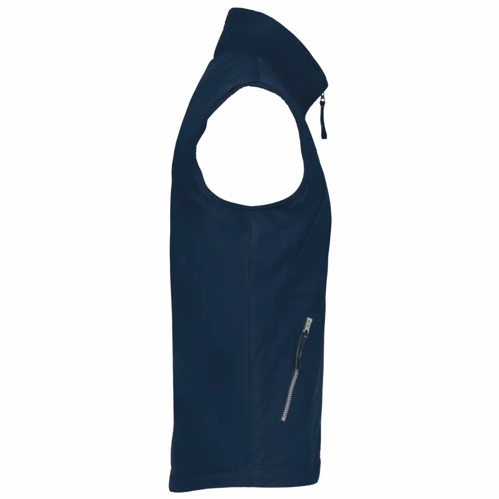 PS_K659-S_NAVY - Hidalgo Met fleece gevoerde bodywarmer heren, navy — productfoto 7