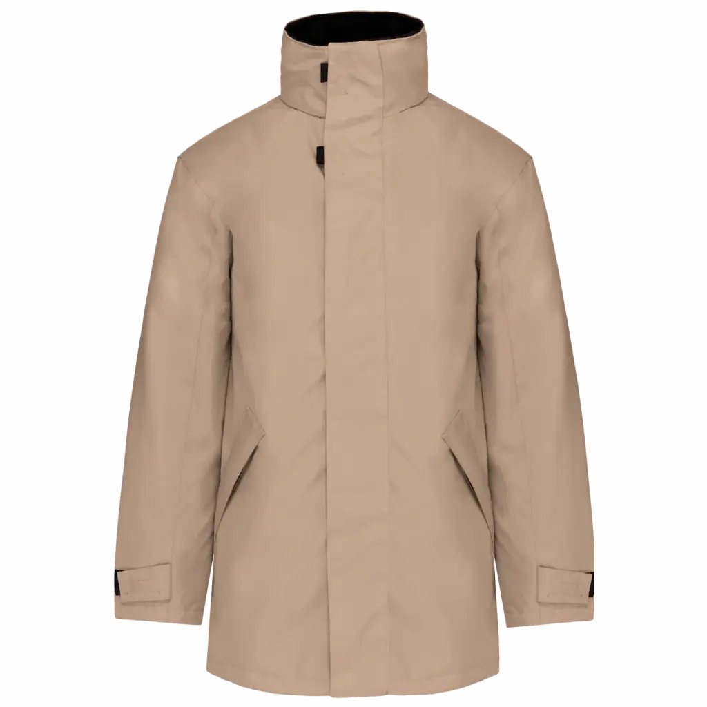 Gewatteerde parka, beige — productfoto 14