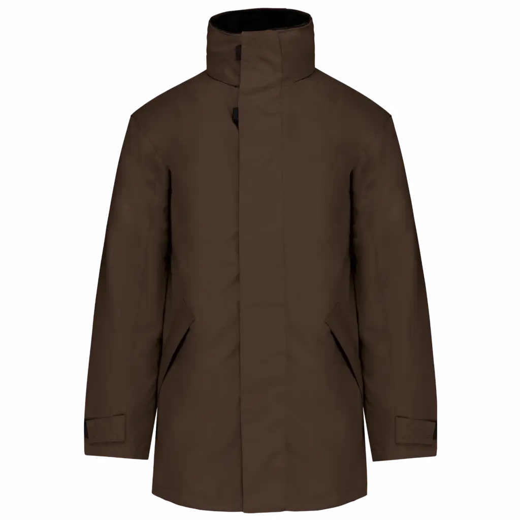 Gewatteerde parka, chocolate — productfoto 16