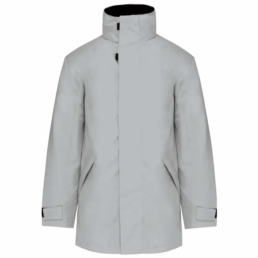 Gewatteerde parka, snow grey — productfoto 26
