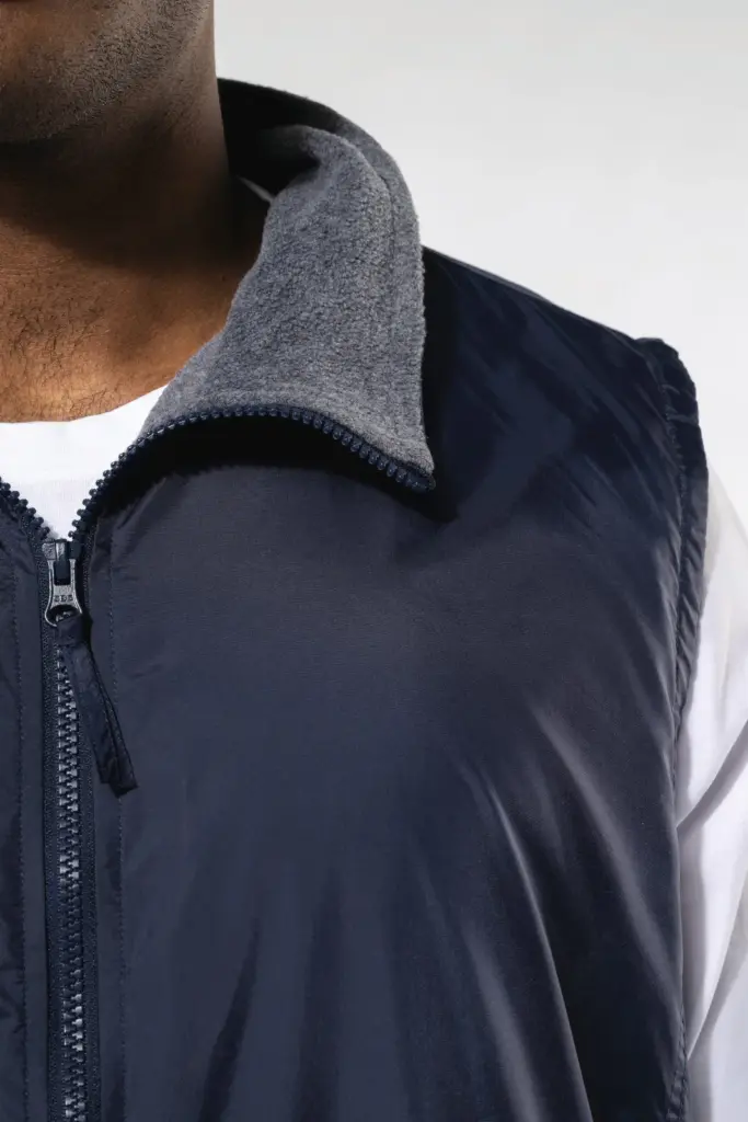 Met fleece gevoerde bodywarmer unisex — productfoto 4